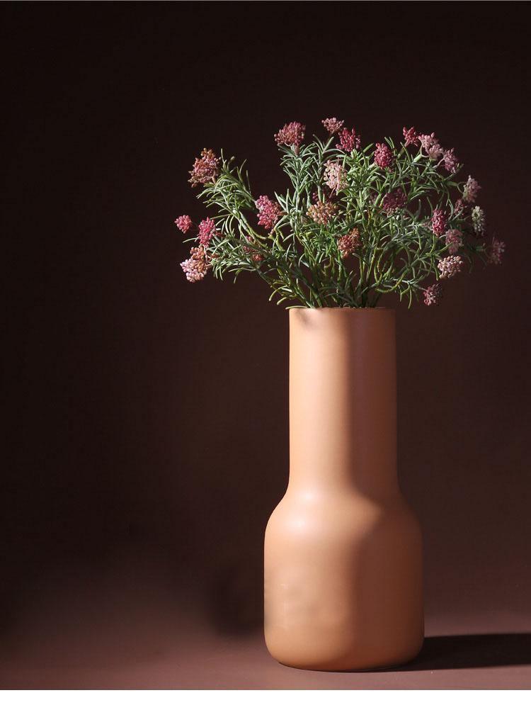 Frendorf | BerryBloom Keramik-Blumenvase | Warme Farbpalette | Elegantes Design | Perfekte Dekoration für Zuhause