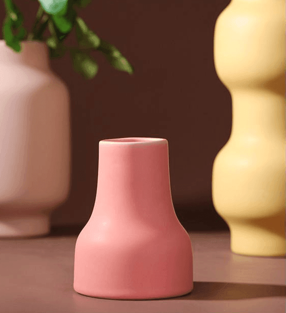 Frendorf | BerryBloom Keramik-Blumenvase | Warme Farbpalette | Elegantes Design | Perfekte Dekoration für Zuhause