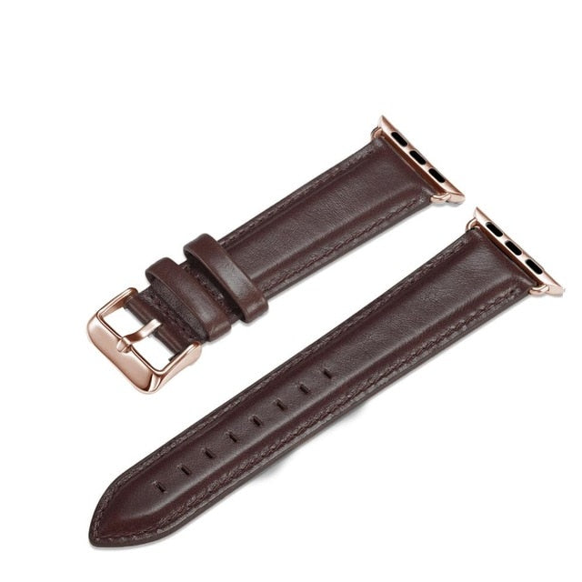 Frendorf | Echtes Leder Armbanduhr für Apple Watch