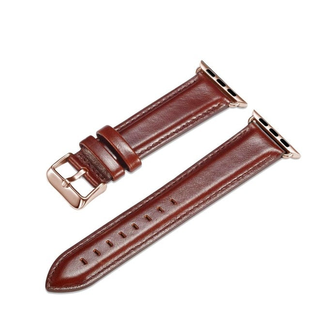 Frendorf | Echtes Leder Armbanduhr für Apple Watch