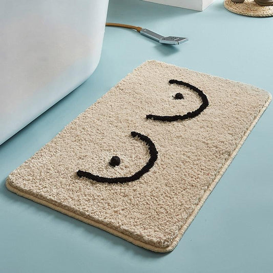 Badematte mit Titten