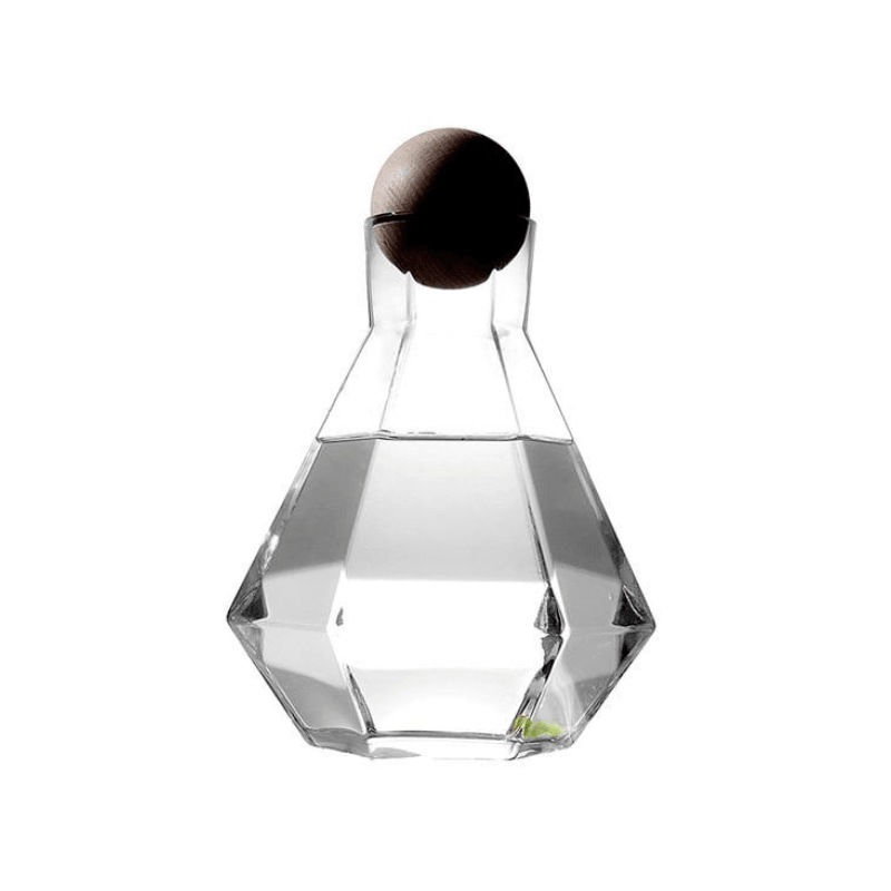 Frendorf | Glasselle Diamant Glas Set | Handgefertigte Trinkgläser & Karaffen | Luxuriöse Glasware für Wein, Wasser & Cocktails