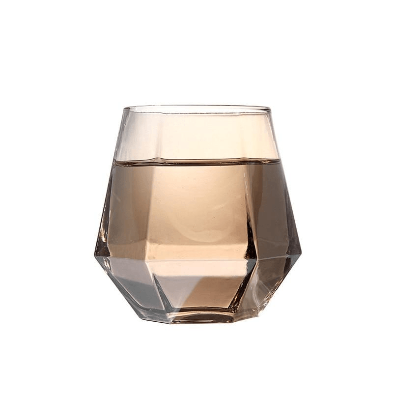 Frendorf | Glasselle Diamant Glas Set | Handgefertigte Trinkgläser & Karaffen | Luxuriöse Glasware für Wein, Wasser & Cocktails