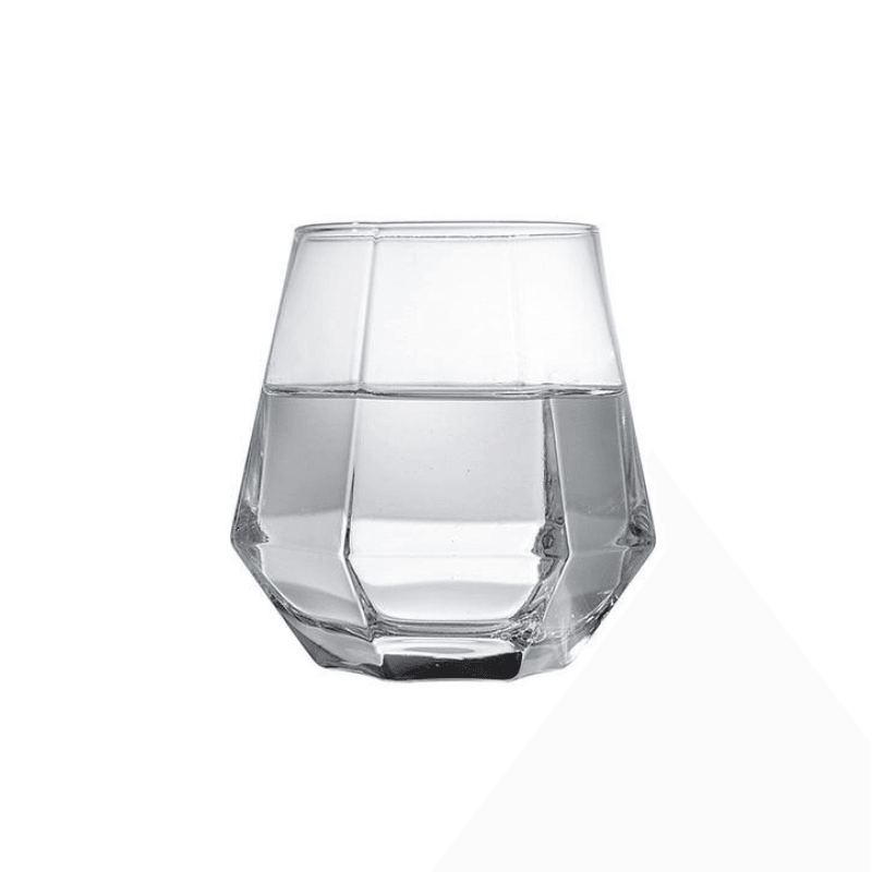 Frendorf | Glasselle Diamant Glas Set | Handgefertigte Trinkgläser & Karaffen | Luxuriöse Glasware für Wein, Wasser & Cocktails