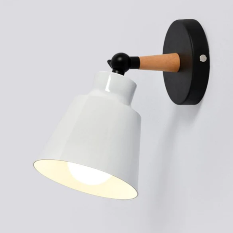 Frendorf | Lumaro Shine Holz Wandleuchte | Modernes Design | Dekorative Wandlampe für Wohnzimmer & Schlafzimmer