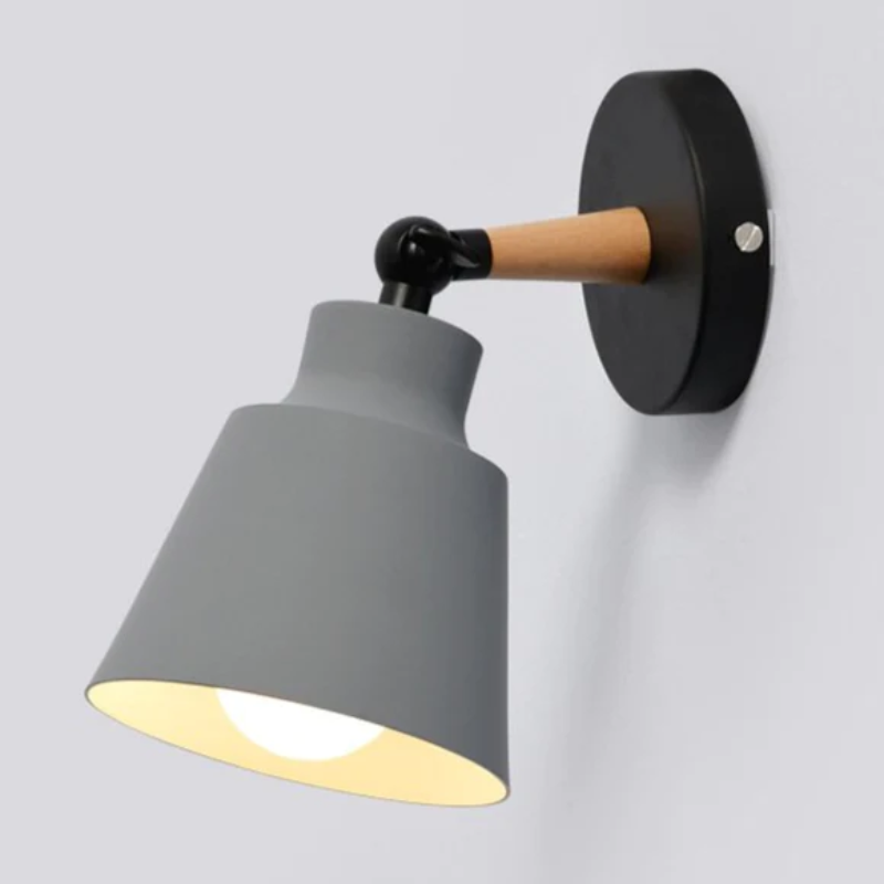 Frendorf | Lumaro Shine Holz Wandleuchte | Modernes Design | Dekorative Wandlampe für Wohnzimmer & Schlafzimmer