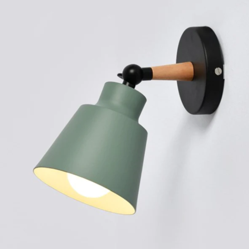 Frendorf | Lumaro Shine Holz Wandleuchte | Modernes Design | Dekorative Wandlampe für Wohnzimmer & Schlafzimmer