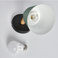 Frendorf | Lumaro Shine Holz Wandleuchte | Modernes Design | Dekorative Wandlampe für Wohnzimmer & Schlafzimmer