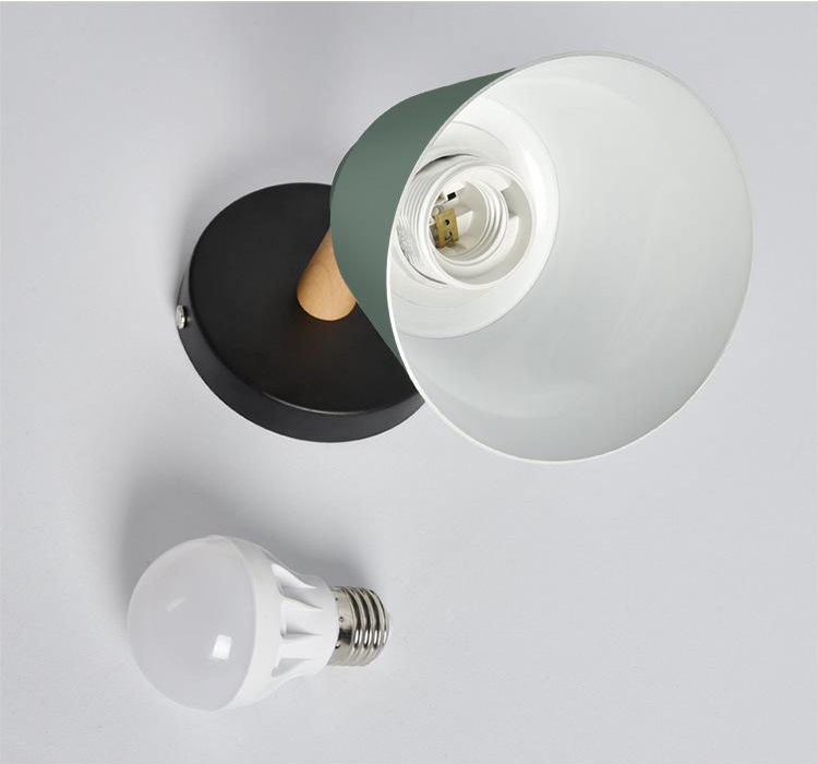 Frendorf | Lumaro Shine Holz Wandleuchte | Modernes Design | Dekorative Wandlampe für Wohnzimmer & Schlafzimmer