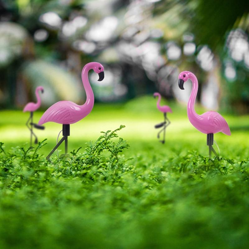 Frendorf | FlamiGlow Solar Gartenlampe | Solarbetriebene Flamingo-Deko | Wetterfeste Außenbeleuchtung für Garten & Terrasse