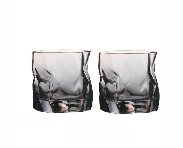 Verzerrte Textur Whisky Glas Set