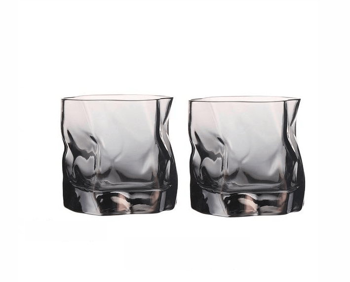 Frendorf | Verlux Struktur Whiskyglas Set | 2er-Set | Edles Design | Für Whiskey, Cocktails & besondere Momente