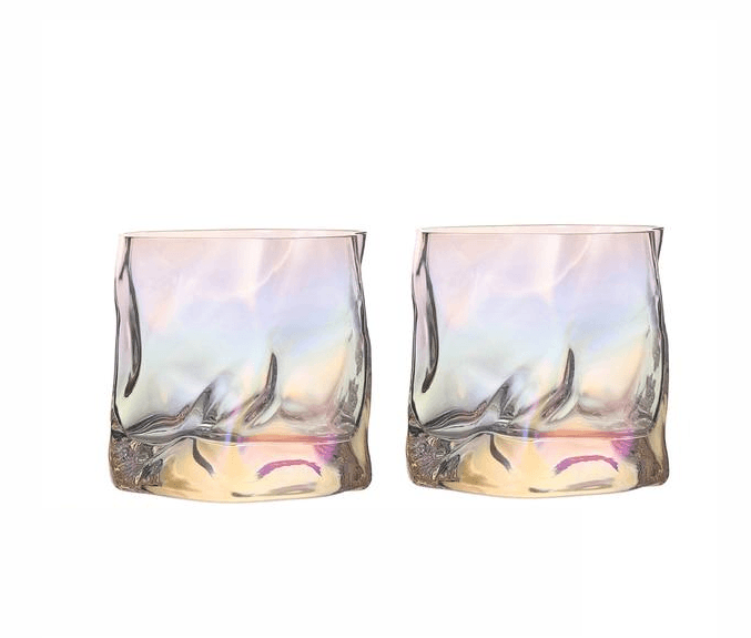 Frendorf | Verlux Struktur Whiskyglas Set | 2er-Set | Edles Design | Für Whiskey, Cocktails & besondere Momente