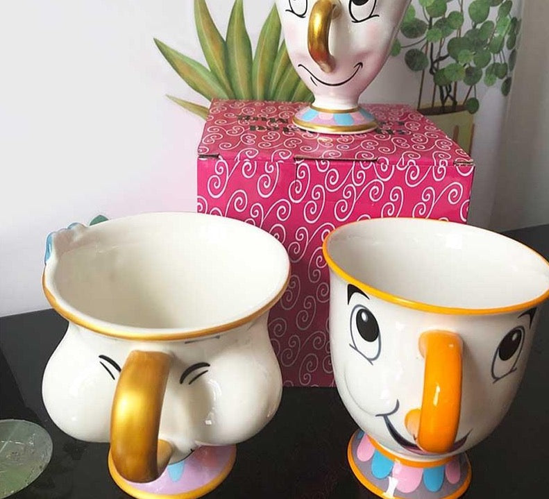 Keramiktasse Die Schöne und das Biest (3 Stile)