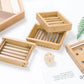Frendorf | EcoCraft Bambus Seifenschale | Nachhaltige Aufbewahrung | Rutschfestes Design | Ideal für Badezimmer