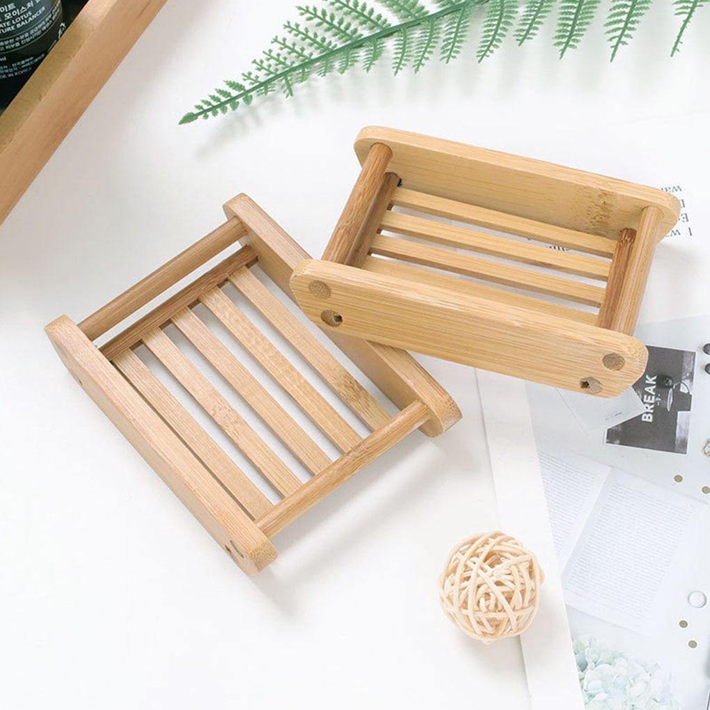 Frendorf | EcoCraft Bambus Seifenschale | Nachhaltige Aufbewahrung | Rutschfestes Design | Ideal für Badezimmer