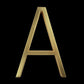Gold Moderne Hausnummern