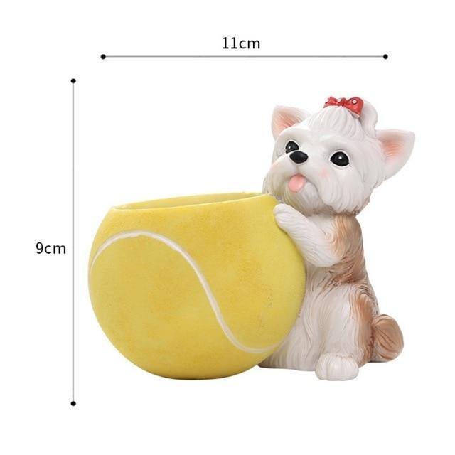 Frendorf | PawPot Aktiv Hund Pflanztopf | Stilvolles Deko-Accessoire | Perfekt für Sukkulenten