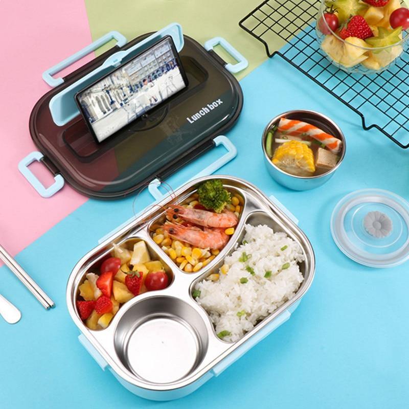Edelstahl auslaufsichere Lunchbox Behälter