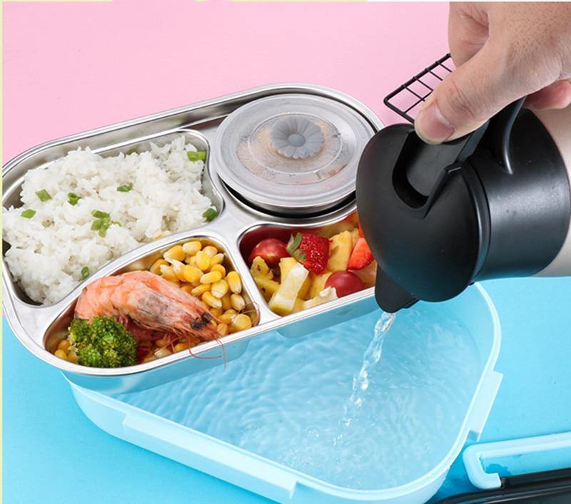 Edelstahl auslaufsichere Lunchbox Behälter