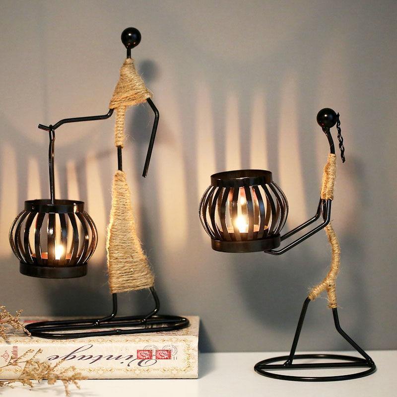 Frendorf | ArtisanForm Skulpturaler Kerzenständer | Moderner Kerzenhalter aus Stahl