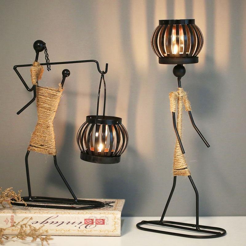 Frendorf | ArtisanForm Skulpturaler Kerzenständer | Moderner Kerzenhalter aus Stahl