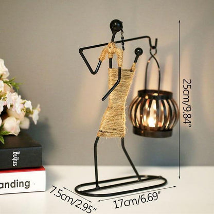Frendorf | ArtisanForm Skulpturaler Kerzenständer | Moderner Kerzenhalter aus Stahl