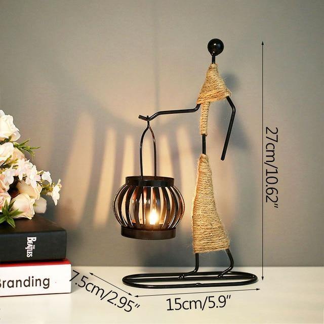 Frendorf | ArtisanForm Skulpturaler Kerzenständer | Moderner Kerzenhalter aus Stahl