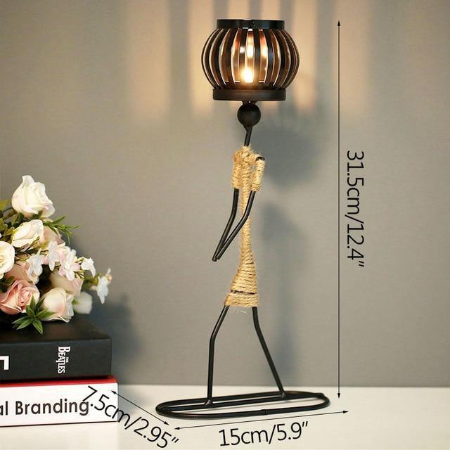 Frendorf | ArtisanForm Skulpturaler Kerzenständer | Moderner Kerzenhalter aus Stahl
