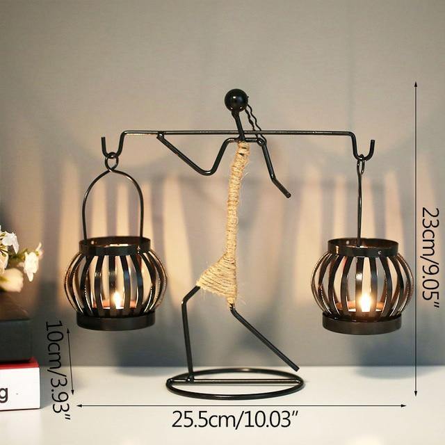 Frendorf | ArtisanForm Skulpturaler Kerzenständer | Moderner Kerzenhalter aus Stahl