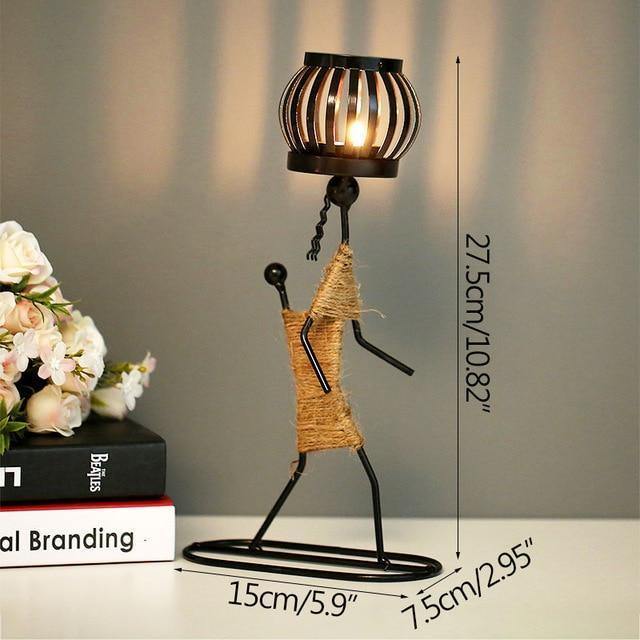 Frendorf | ArtisanForm Skulpturaler Kerzenständer | Moderner Kerzenhalter aus Stahl