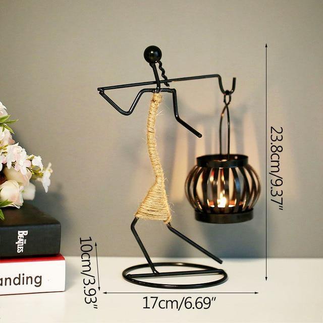 Frendorf | ArtisanForm Skulpturaler Kerzenständer | Moderner Kerzenhalter aus Stahl