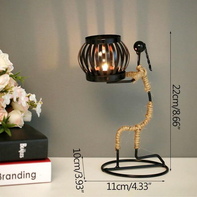 Frendorf | ArtisanForm Skulpturaler Kerzenständer | Moderner Kerzenhalter aus Stahl