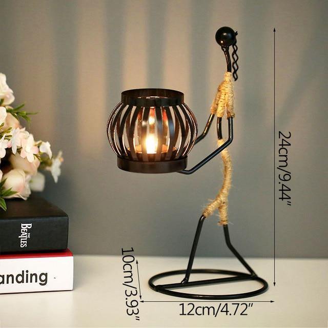 Frendorf | ArtisanForm Skulpturaler Kerzenständer | Moderner Kerzenhalter aus Stahl