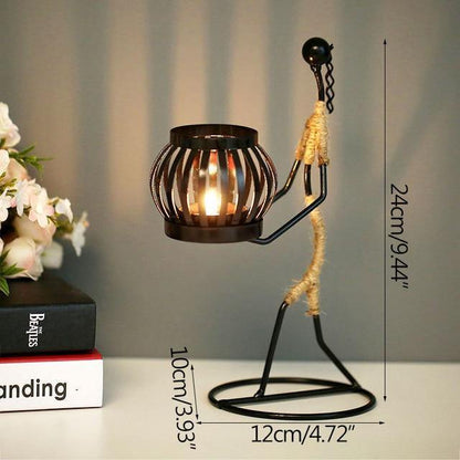 Frendorf | ArtisanForm Skulpturaler Kerzenständer | Moderner Kerzenhalter aus Stahl