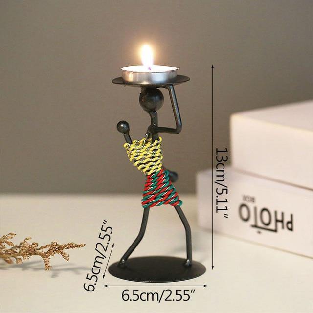 Frendorf | ArtisanForm Skulpturaler Kerzenständer | Moderner Kerzenhalter aus Stahl