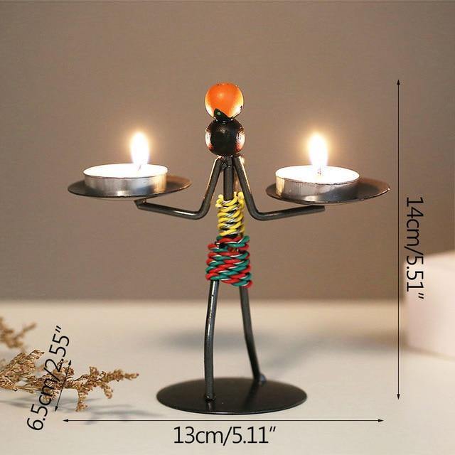 Frendorf | ArtisanForm Skulpturaler Kerzenständer | Moderner Kerzenhalter aus Stahl