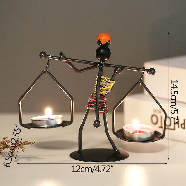 Frendorf | ArtisanForm Skulpturaler Kerzenständer | Moderner Kerzenhalter aus Stahl