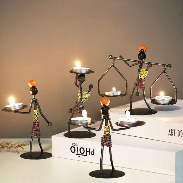 Frendorf | ArtisanForm Skulpturaler Kerzenständer | Moderner Kerzenhalter aus Stahl
