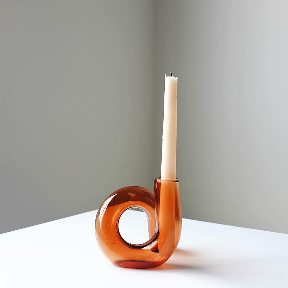 Frendorf | LoopSphere Hydroponik Vase im Kreisdesign | Modernes Pflanzgefäß | Minimalistische Dekoration | Für Zuhause oder Büro