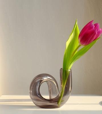 Frendorf | LoopSphere Hydroponik Vase im Kreisdesign | Modernes Pflanzgefäß | Minimalistische Dekoration | Für Zuhause oder Büro