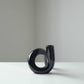 Frendorf | LoopSphere Hydroponik Vase im Kreisdesign | Modernes Pflanzgefäß | Minimalistische Dekoration | Für Zuhause oder Büro