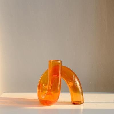 Frendorf | LoopSphere Hydroponik Vase im Kreisdesign | Modernes Pflanzgefäß | Minimalistische Dekoration | Für Zuhause oder Büro