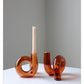 Frendorf | LoopSphere Hydroponik Vase im Kreisdesign | Modernes Pflanzgefäß | Minimalistische Dekoration | Für Zuhause oder Büro