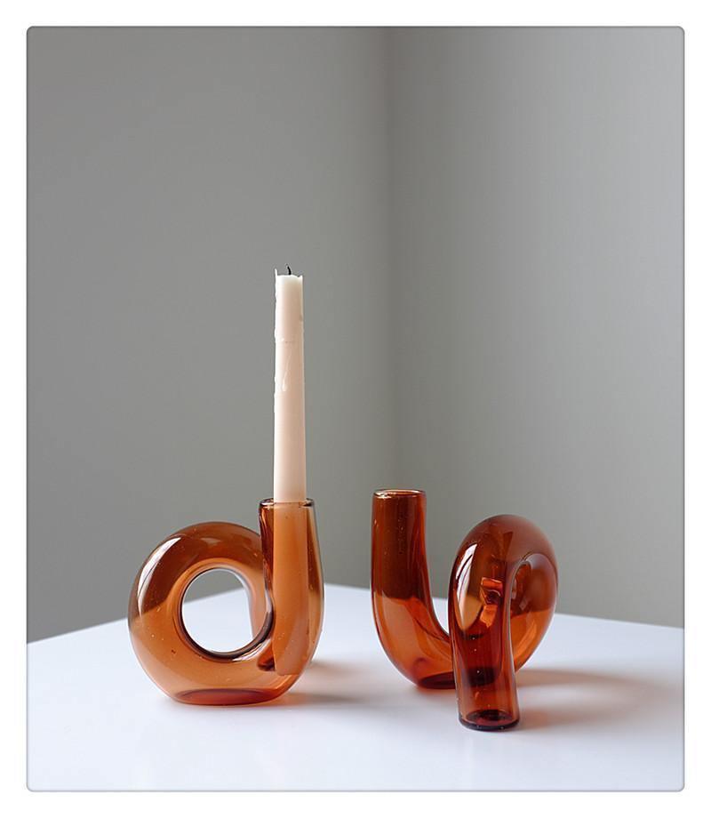 Frendorf | LoopSphere Hydroponik Vase im Kreisdesign | Modernes Pflanzgefäß | Minimalistische Dekoration | Für Zuhause oder Büro