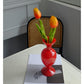 Frendorf | VaseElegance Joan Glasvase | Modernes Design | Dekorative Form | Perfekt für Blumen und Dekoration