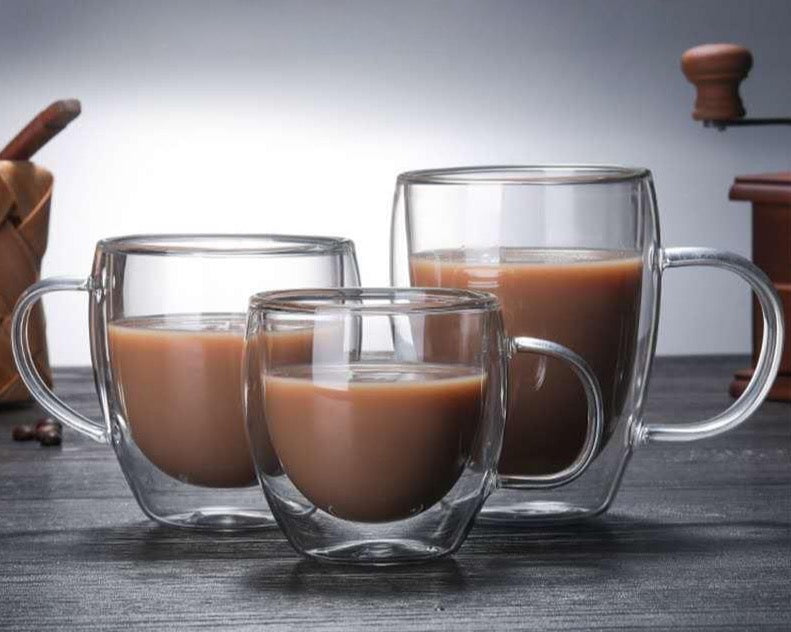 Transparentes Kaffeeglas Oscar (2 Kapazitäten)