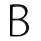 Frendorf | NumaraLux Moderne Hausnummern & Buchstaben | Rostfrei | Zinklegierung | Schwarze Oberfläche | Wetterfestes Design
