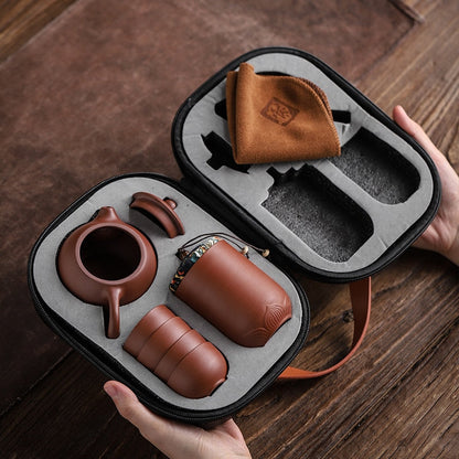 Keramik Teekannen Set