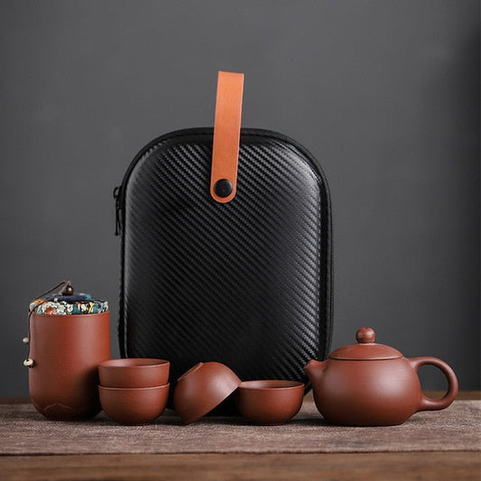 Keramik Teekannen Set